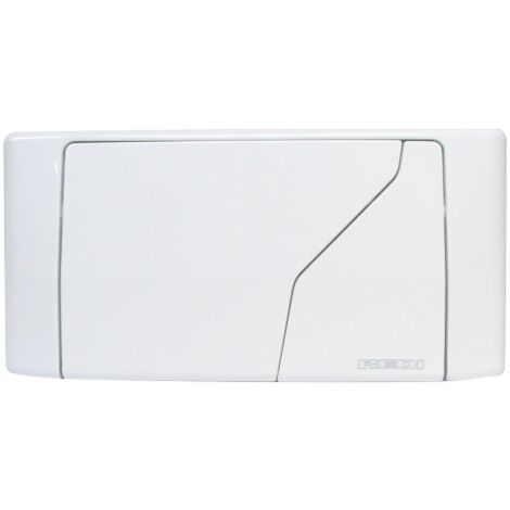 Placca placchetta per cassetta wc redi doppio scarico 280x160mm bagno pulsante
