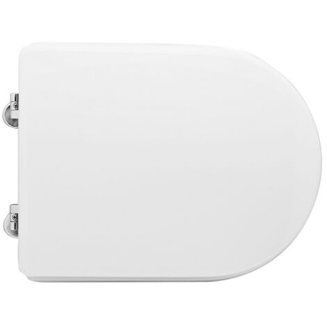 SEDILE WC PER VINCENTI VASO TIPO FORMA 7 Bianco - Cerniere A passanti DH (1/5)