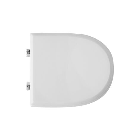 Sedile wc per senesi vaso mizar forma 4  bianco - cerniere c espansione (1/4)
