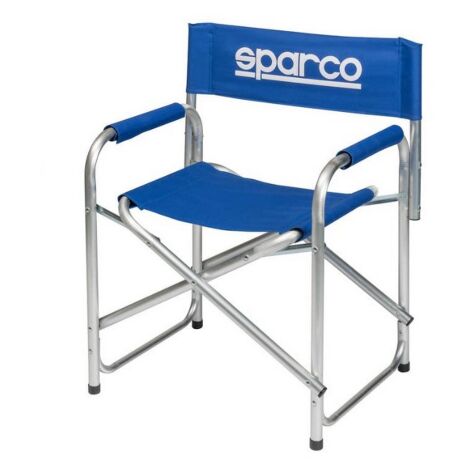Sparco Paddock sedia regista pieghevole blu per giardino campeggio spiaggia outdoor (1/4)