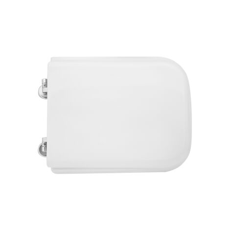 SEDILE WC PER EUROPA VASO DOGGI FORMA 8 Bianco - Cerniere A Passanti DH (1/4)