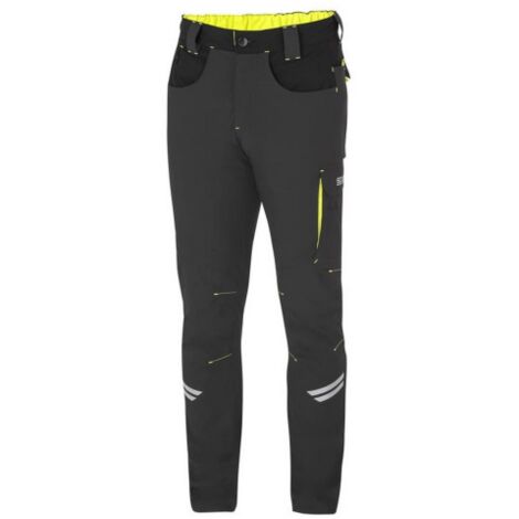 SPARCO PANTALONE KANSAS GREY YELLOW TG XXL (1/5)