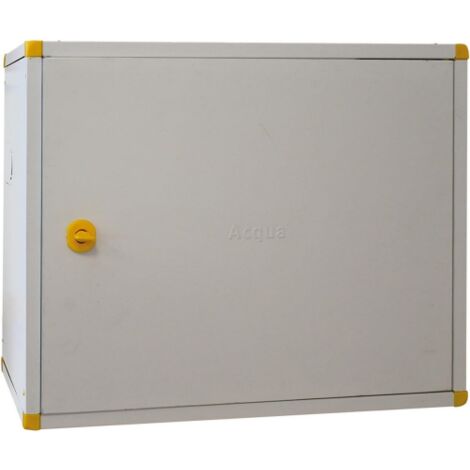 Cassetta per contatore acqua cm 40x30x20h in lamiera preverniciata con chiave