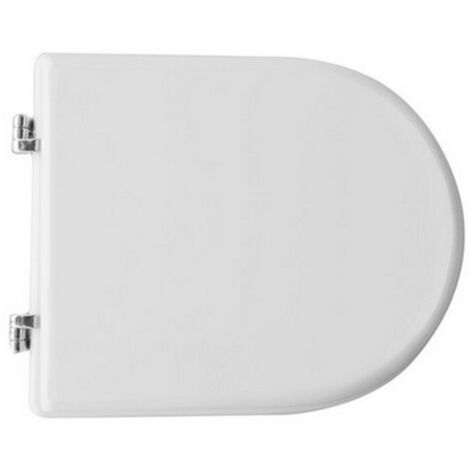 DianHydro sedile wc per vaso Olympia Nicole bianco in legno ricambio per copriwater (1/5)