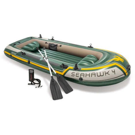 gommone gonfiabile 4 posti seahawk canotto intex 351 x 145 x 48 cm portata max 400kg