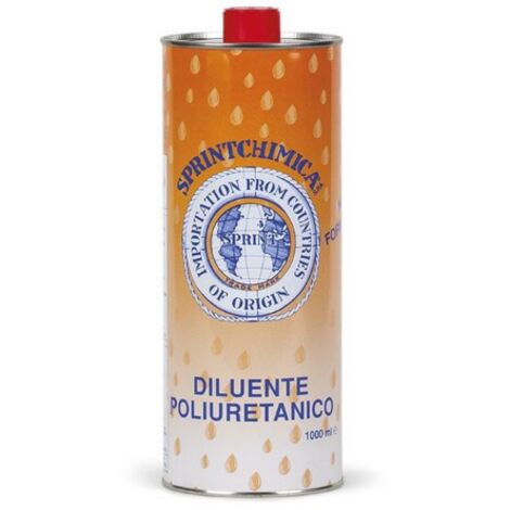 Sprintchimica diluente poliuretanico 1 lt specifico per diluire smalti e fondi poliuretanici a 2 componenti