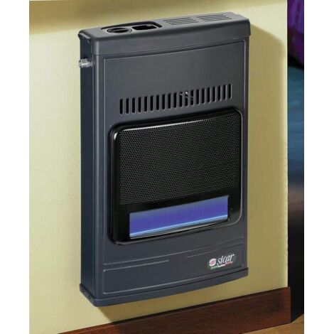 Stufa A Gas Metano Sicar Eco45 Parete Pavimento 4000w Italy Fiamma Protetta Auto