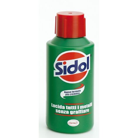 Sidol lucidante per metalli 75 ml non lascia graffi crema rame ottone argento escluso acciaio inox