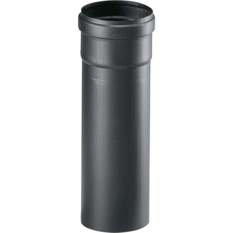 Save tubo per stufa pellet acciaio nero 80 mm 8 cm lunghezza 25 cm