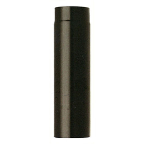 tubo acciaio porcellanato 50 cm 13 cm 130 mm nero opaco stufe legna