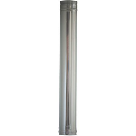 tubo in acciaio inox 12 cm 120 mm cm 100h per stufe a legna pellet