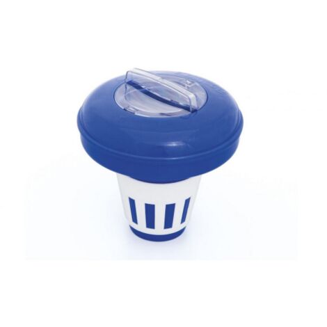 Distributore galleggiante per piscina applicabile, distributore