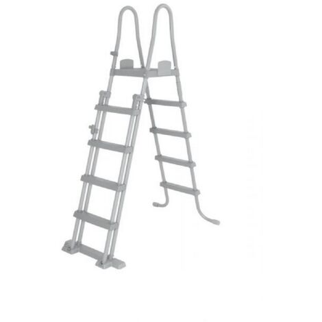 Bestway 58332 scala per piscina piscine fuoriterra doppia salita 1,32 mt scaletta di sicurezza