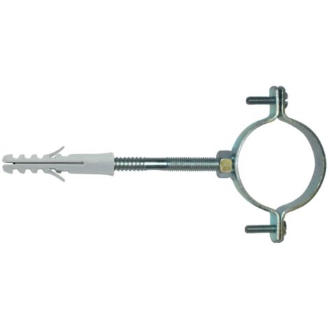 2 pz collare Elematic E/CL 1.1/2" collari per tubo gronda fermatubo grondaia (1/2)