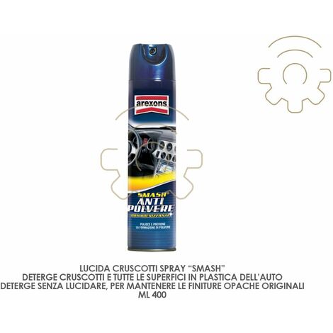 Arexons 600 ml spray lucida cruscotto Smash antipolvere igienizzante