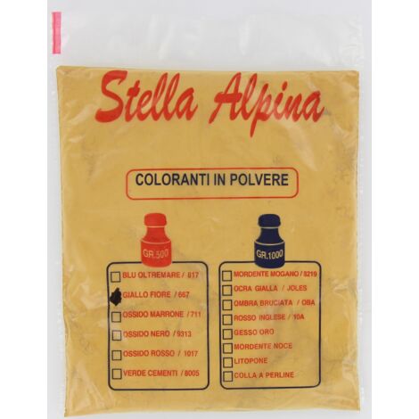 cemento in polvere giallo fiore 0,5 kg colorante per muro pavimenti esterno