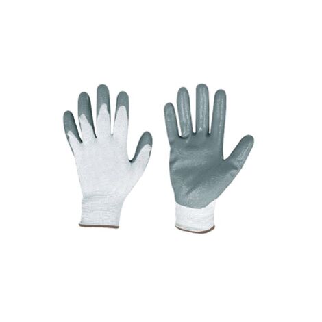 Guanti da lavoro in nitrile/nylon soft touch K2F tg 10 colore bianco per  settore meccanico