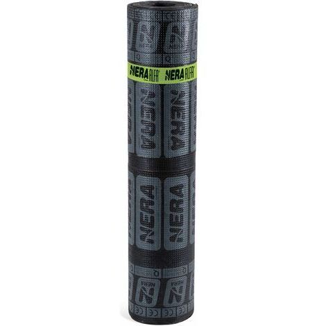 Prebit foglio 10 mq guaina poliestere nera P4 -5oC bituminosa impermeabilizzante bitume