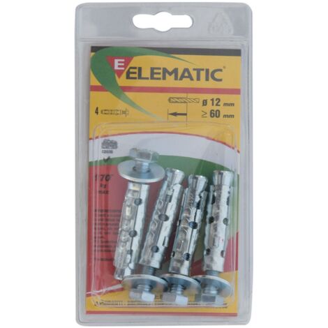 2 pz tasselli LE/O6 fischer Elematic tassello ancorante M6   12x45 mm