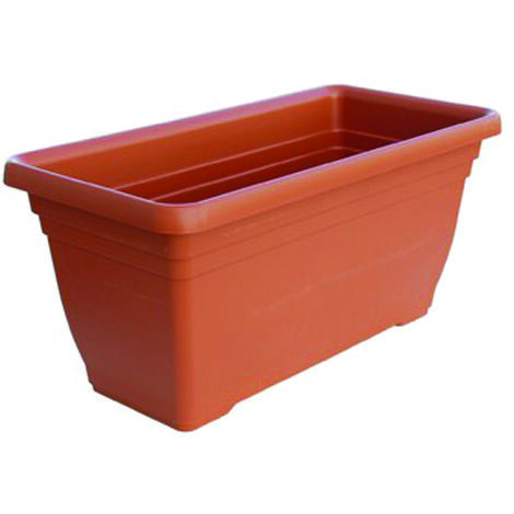 fioriera rettangolare daphne maxi 100x45xh40 cm vaso in polipropilene 110 lt