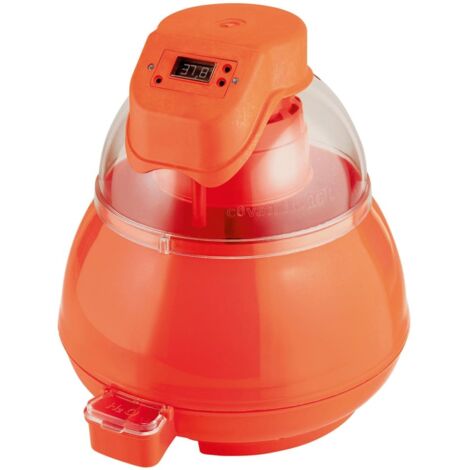 Incubatrice covatutto 16L digitale con display digitale 3 lampade e vaschetta esterna con girauova automatico max 48W pollicoltura selvaggina uova pulcini