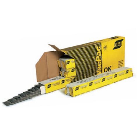 Esab elettrodi rutilici grigi ok 43,33 2,5x300 240 pezzi 4,2 kg elettrodo grigio