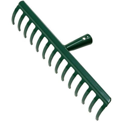 Rastrello Da Giardino Regolabile In Lunghezza Da 81 A 188 Cm, 12 Denti In Metallo, Larghezza Testa 41,9 Cm, Per Foglie E Terreno - 4