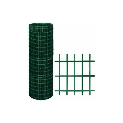 Sidex rete di recinzione elettrosaldata plastificata zincata cm h 120x25 mt  maglia 75x50 mm