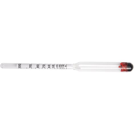 ALCOOLOMETRO TIPO 'GAY LUSSAC' cm. 18 TEMPERATURE ESERC 20°C/68°F DF 607863