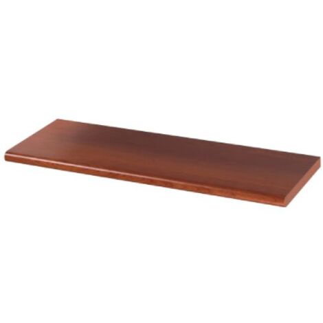 Mensole da arredamento 5 pz ciliegio rettangolare ripiano in legno mensola 100x25x2,5 cm superficie melaminica e bordo stondato (1/2)