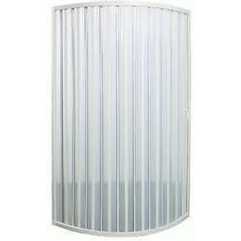 Box cabina doccia una porta apertura laterale in pvc cm 90 x 90 h 190 175 (1/2)