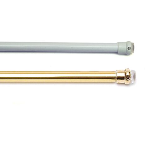 cf 2 pz bris-bris con ventosa Tondy in acciaio bianco allungabile da cm 36 a 60