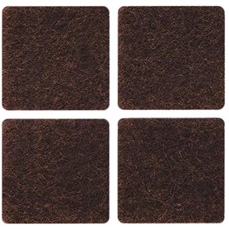 Confezione Feltrini Per Sedie Marrone 35X35 Mm - 50 Cf (1/2)