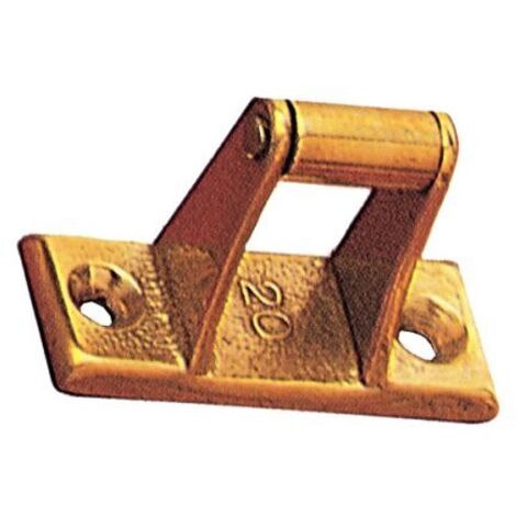 cf 2 pz di cavallotto cavallotti per aste cremonesi da 30 mm in ottone