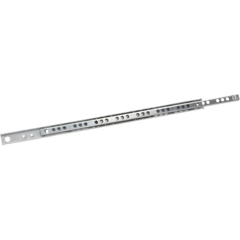coppia guide acciaio zincato per cassetti scorrevoli 35 cm guida cassetto