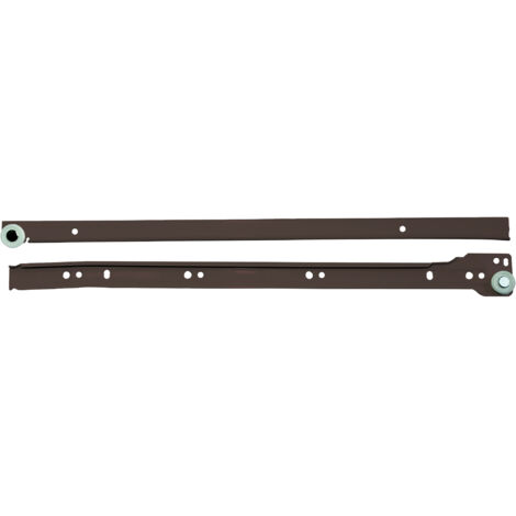 coppia guide per cassetti in acciaio marrone 60 cm guida accessori cassetto