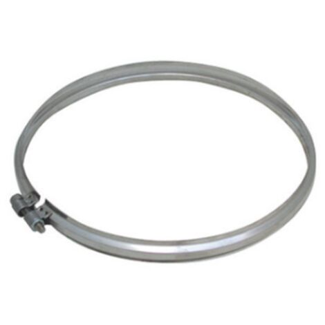Fascetta di serraggio bloccaggio canne fumarie acciaio inox AISI 316   120 mm 12 cm canna fumaria
