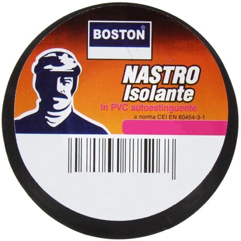 nastro isolante nero mm 25x25 mt pvc omologato per elettricista (1/2)