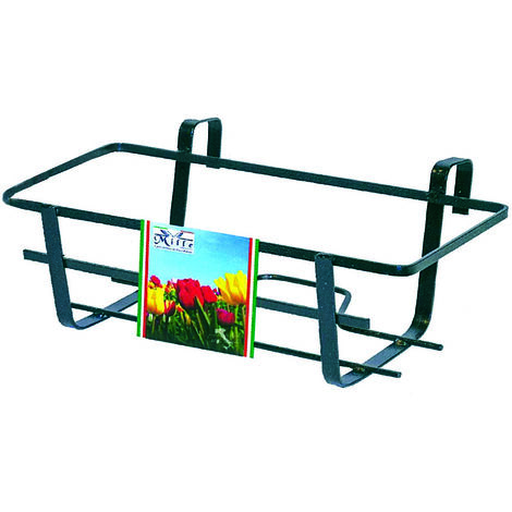 Portafioriera 50x39x19 cm in ferro plastificato per balcone e balconi fioriere vasi piante