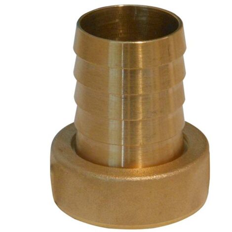raccordo portagomma in ottone per elettropompa diametro 25 mm pompa vino (1/3)