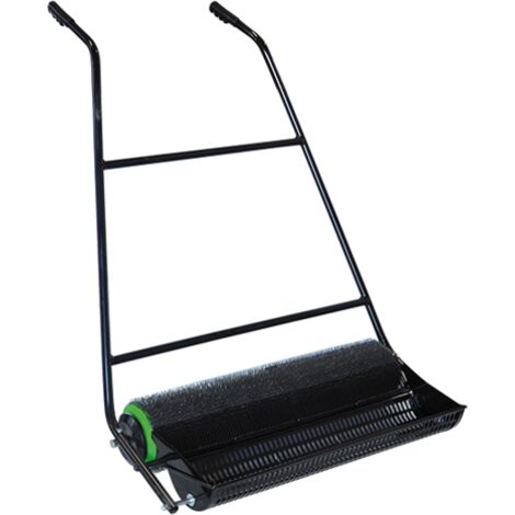 Rullo raccogli olive mod RAC2 con vano raccolta ribaltabile rullo chiodato 70 cm consente una rapida raccolta delle olive da terra