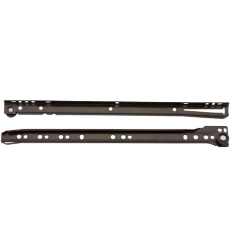 coppia guide per cassetti scorrevoli in acciaio bianco 30 cm guida cassetto