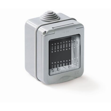 1PZ CASSETTA DA PARETE LIFE X ESTERNO 2 POSTI IP55 (1/2)