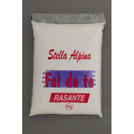 cf 5 kg di rasante per interni ed esterni in polvere bianco stucco colla