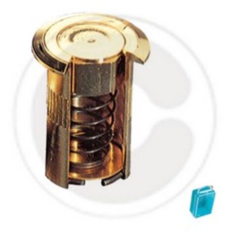 pozzetto in ottone a molla   8 mm antipolvere porta porte finestre