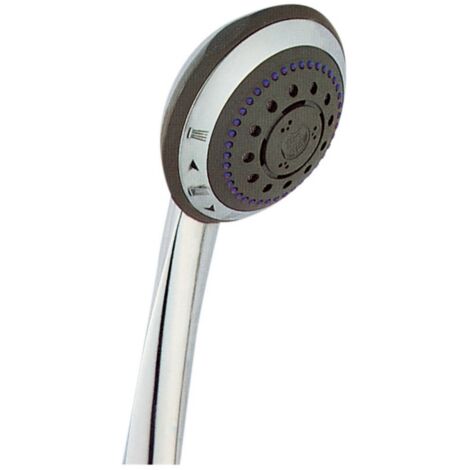 Doccetta cromata 5 cinque getti anticalcare mod. s958-cp soffione doccia x bagno (1/2)