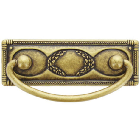 maniglia anticata in zama mod florence mm 97x45 per mobili mobile art 06323