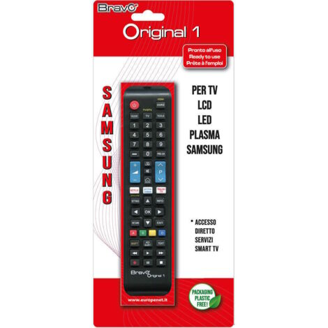 Telecomando per tv Original 1 per tv Samsung lcd plasma led pronto all'uso no programazzione (1/2)