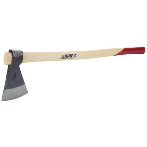 Ariex scure da taglio spacco legna con manico verniciato peso 1500 gr acciaio forgiato ascia accetta (1/4)