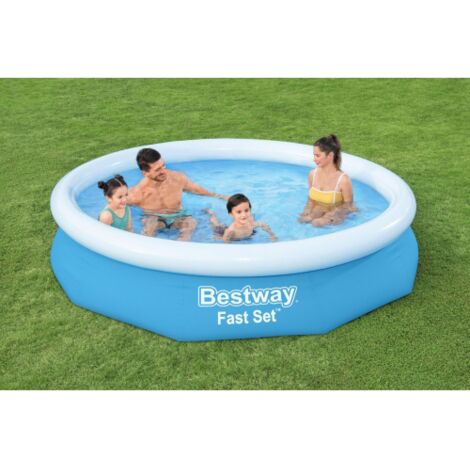 Bestway 57456 piscina fuori terra gonfiabile Fast Set 305 x 66 cm 3.200 lt autoportante (1/5)